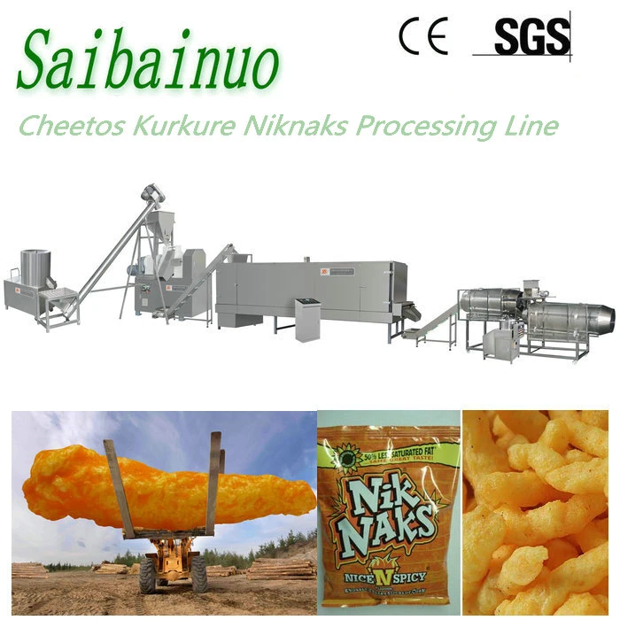 ATC Cheetos Corn Curls Kurkure Cheetos Niknak Making Machine