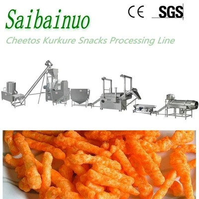 Cheetos Kurkure ভুট্টা কার্ল Nik Naks প্রক্রিয়াকরণ মেশিন দ্রুত ডেলিভারি সাশ্রয়ী মূল্যের